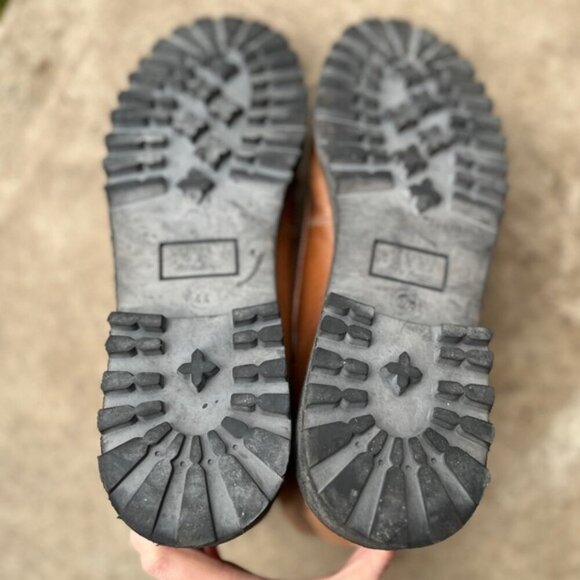 Norberto Costa leather ranger lug lace boots Sz 44/ USA men’s Sz 11 - Picture 7 of 9